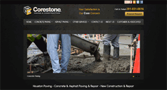 Desktop Screenshot of corestonepaving.com